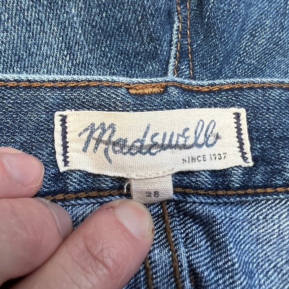 Madewell Relaxed High Rise Denim Boyshorts - Picture 10 of 12